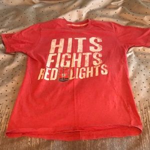 Red hockey tshirt by Bardown